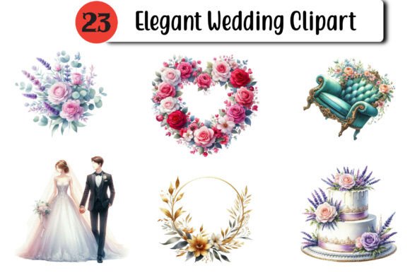 Beautiful Details: Using Elegant Wedding Clipart