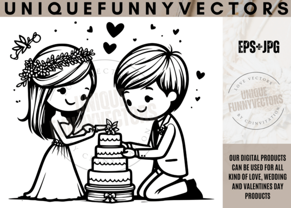Charming Love and Wedding SVG Vectors for Heartfelt Projects