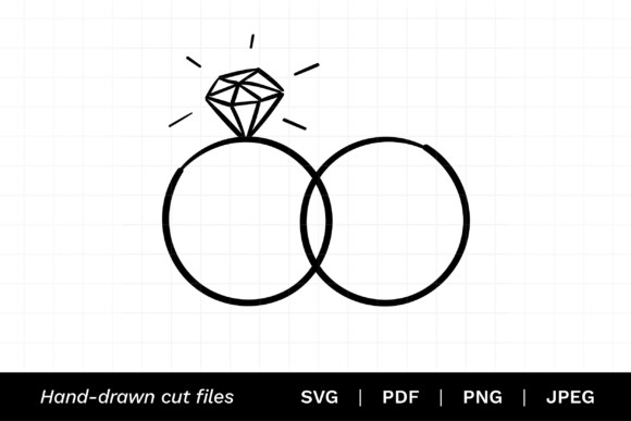 Hand-Drawn Wedding Rings SVG: A Designer's Secret Weapon