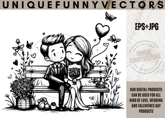 Love & Wedding SVG Vectors: Charming Characters for Your Designs