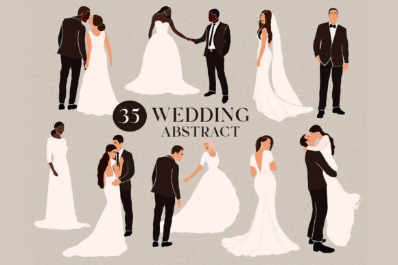 The Art of the Unseen: Styling Your Narrative with Abstract Wedding Figures