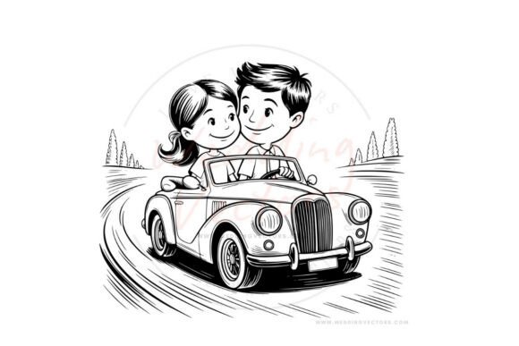 Wedding Couple 82: Charming Characters for Your Love Story Designs