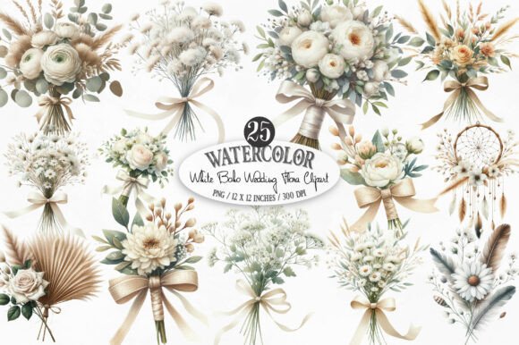 White Boho Wedding Floral Bouquet: A Designer's Guide to Dreamy Botanicals
